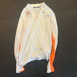Nike White Dri-FIT Running Top